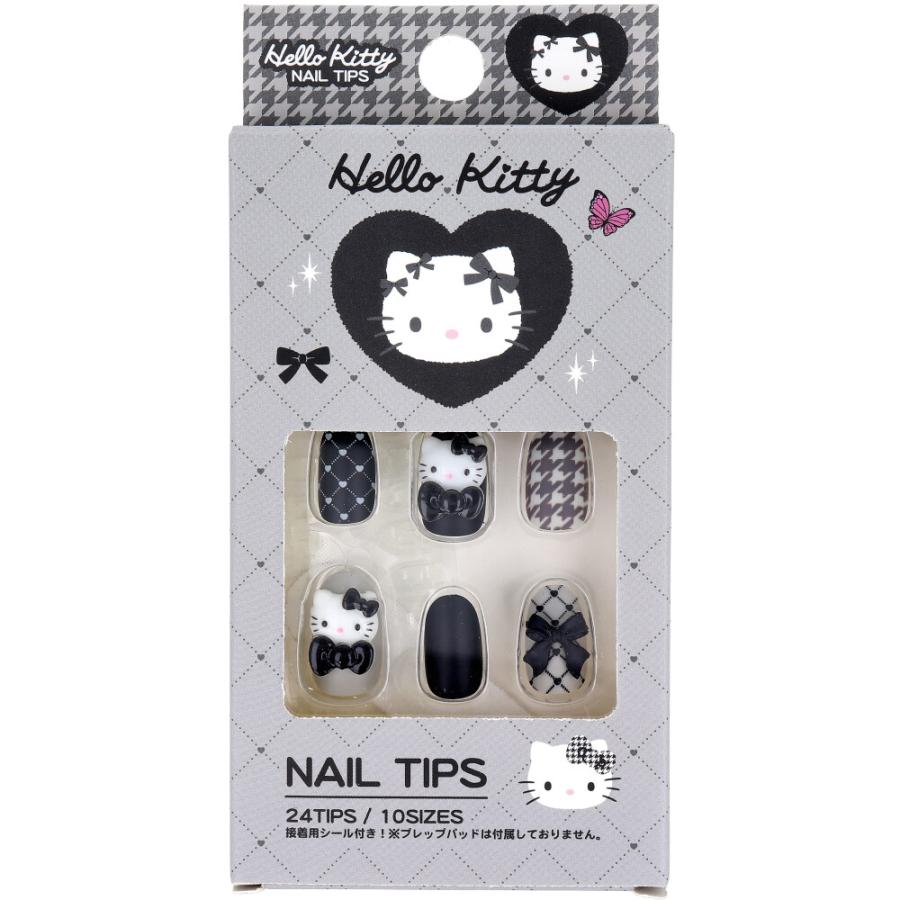 サンリオキャラクターズ ネイルチップ ハローキティ モノトーン