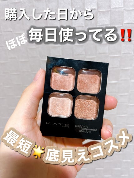 ケイト ポッピングシルエットシャドウ/KATE/アイシャドウパレットを使ったクチコミ(1枚目)