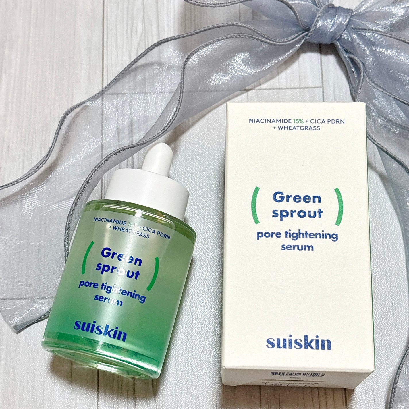 若芽ポアタイトニングセラム/suiskin/美容液を使ったクチコミ(1枚目)