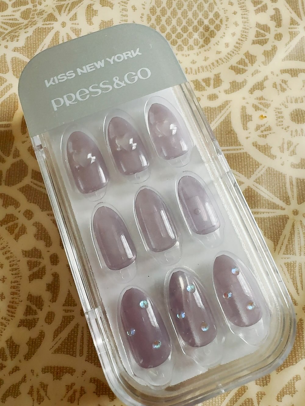 Press&Go ELEGANT/KISS NEW YORK/ネイルチップ・パーツを使ったクチコミ（2枚目）