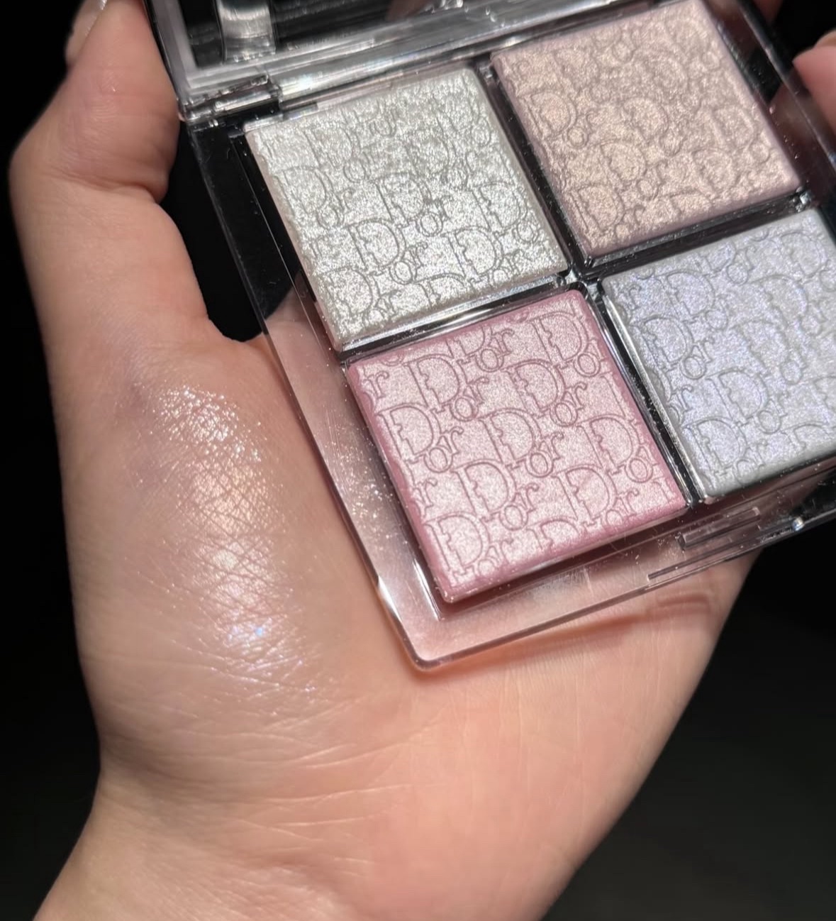 バックステージ グロウ マキシマイザー パレット/Dior/ハイライトを使ったクチコミ（3枚目）