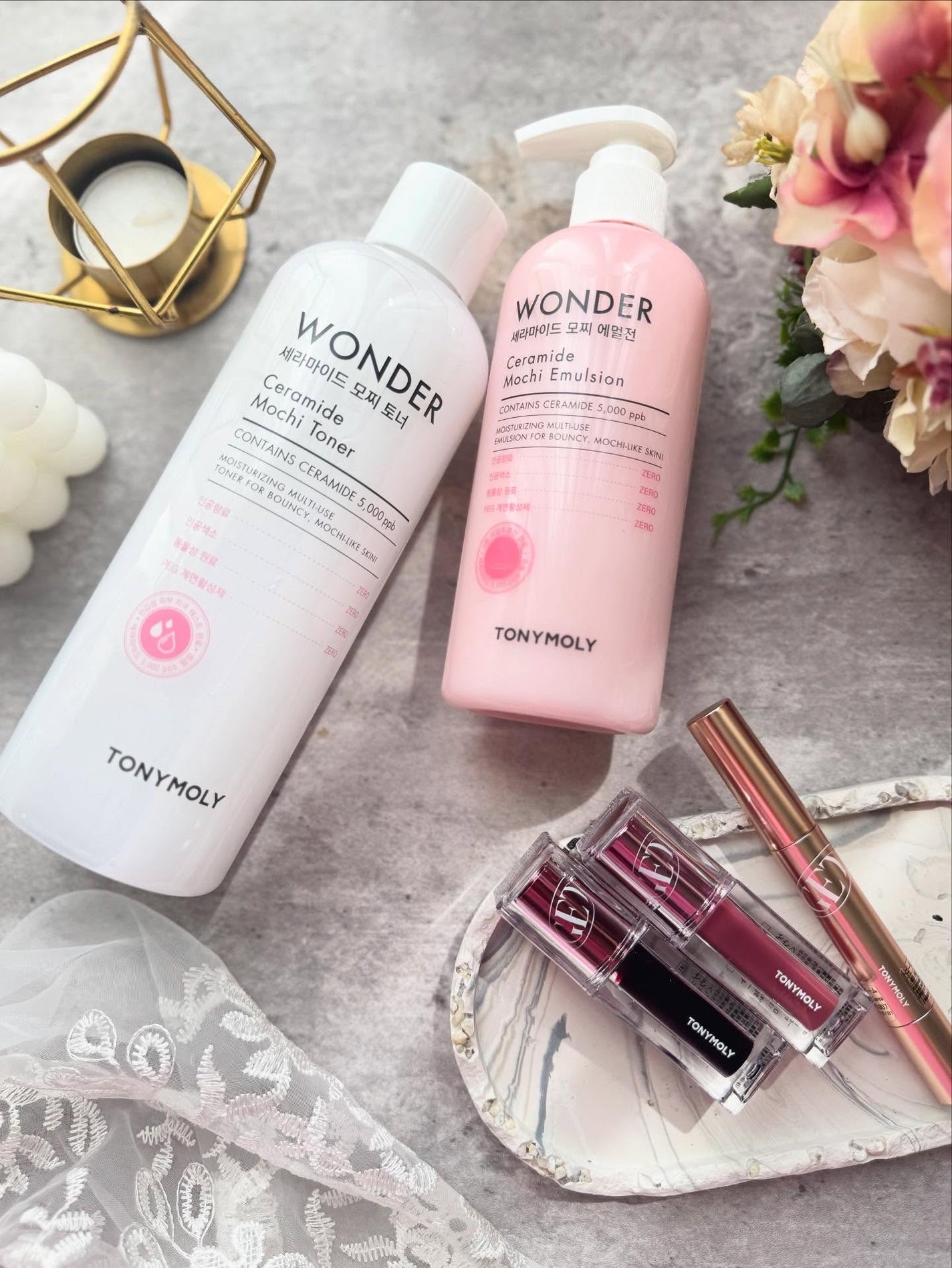 Wonder Ceramide Mochi Toner(トニーモリーワンダーCモチトナー)/TONYMOLY/化粧水を使ったクチコミ(2枚目)