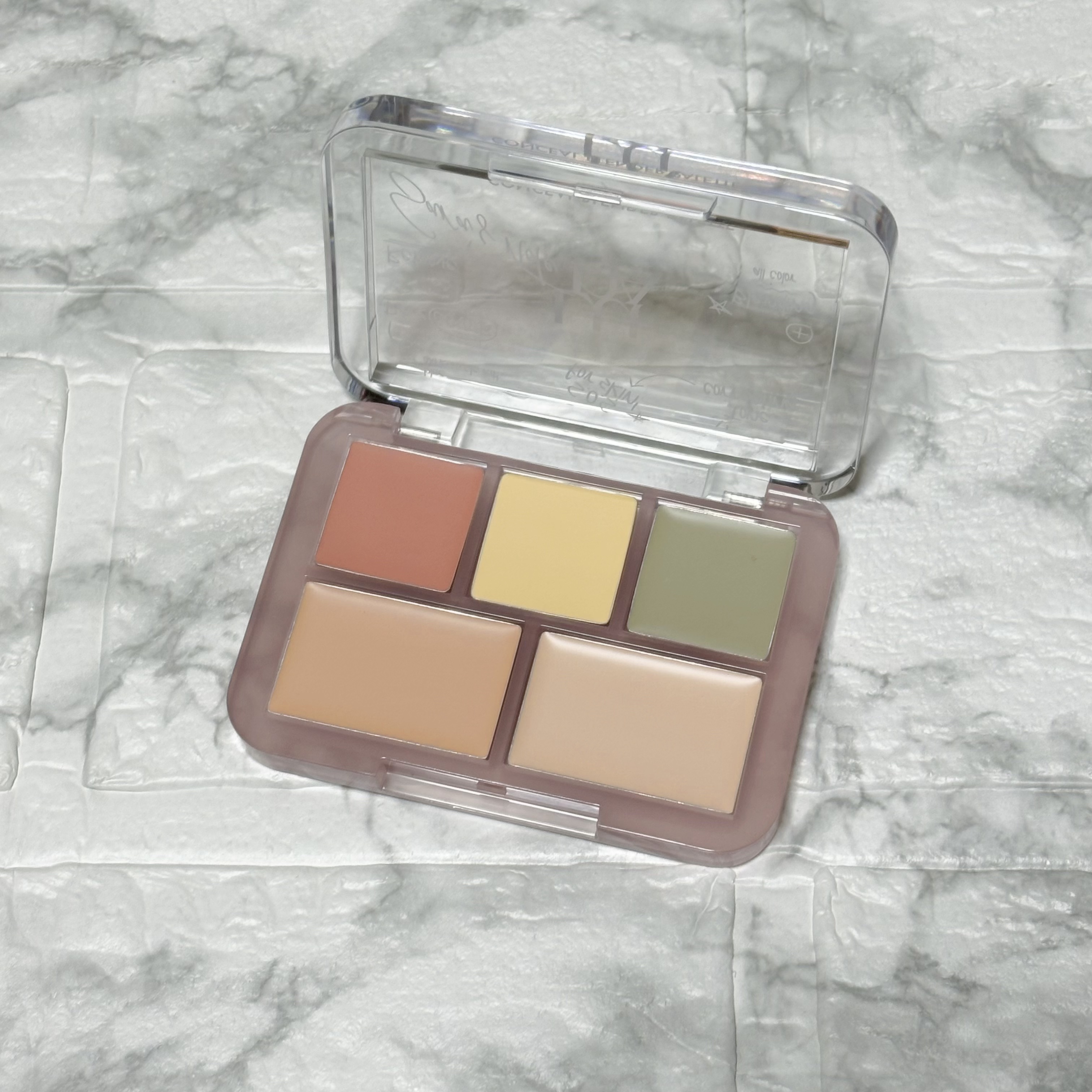 コンシールブレンダーパレット/LUNA/パレットコンシーラーを使ったクチコミ（2枚目）