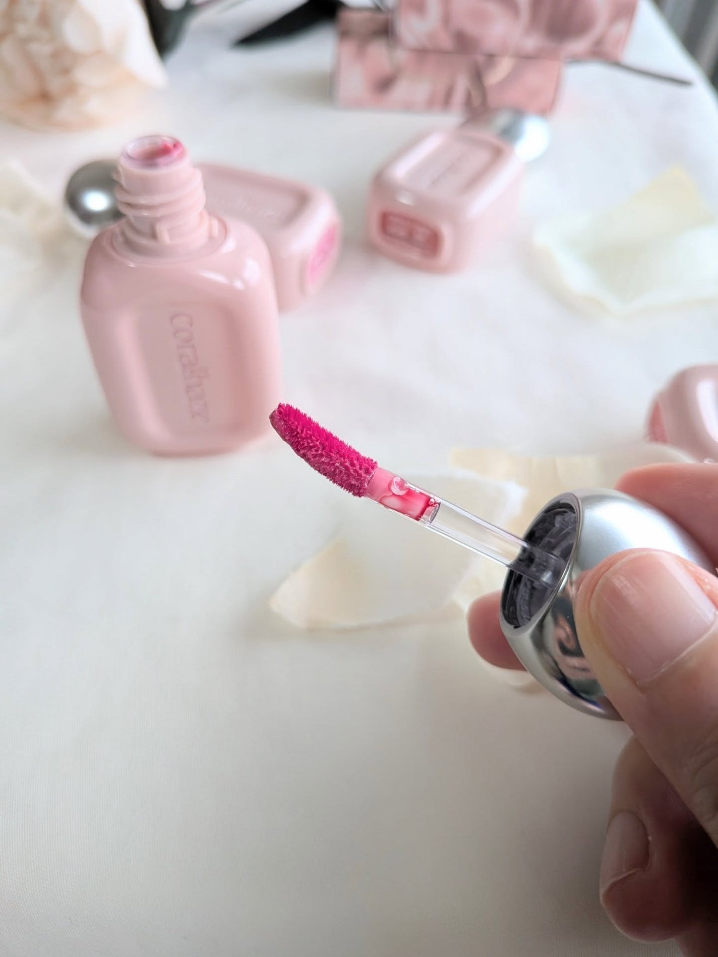 デュー ドロップ ティント/Coralhaze/リップティントを使ったクチコミ(5枚目)