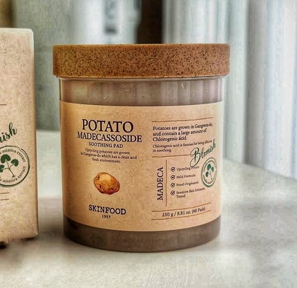 SKINFOOD ポテト マデカソ スージングパッド/SKINFOOD/トナーパッドを使ったクチコミ(1枚目)