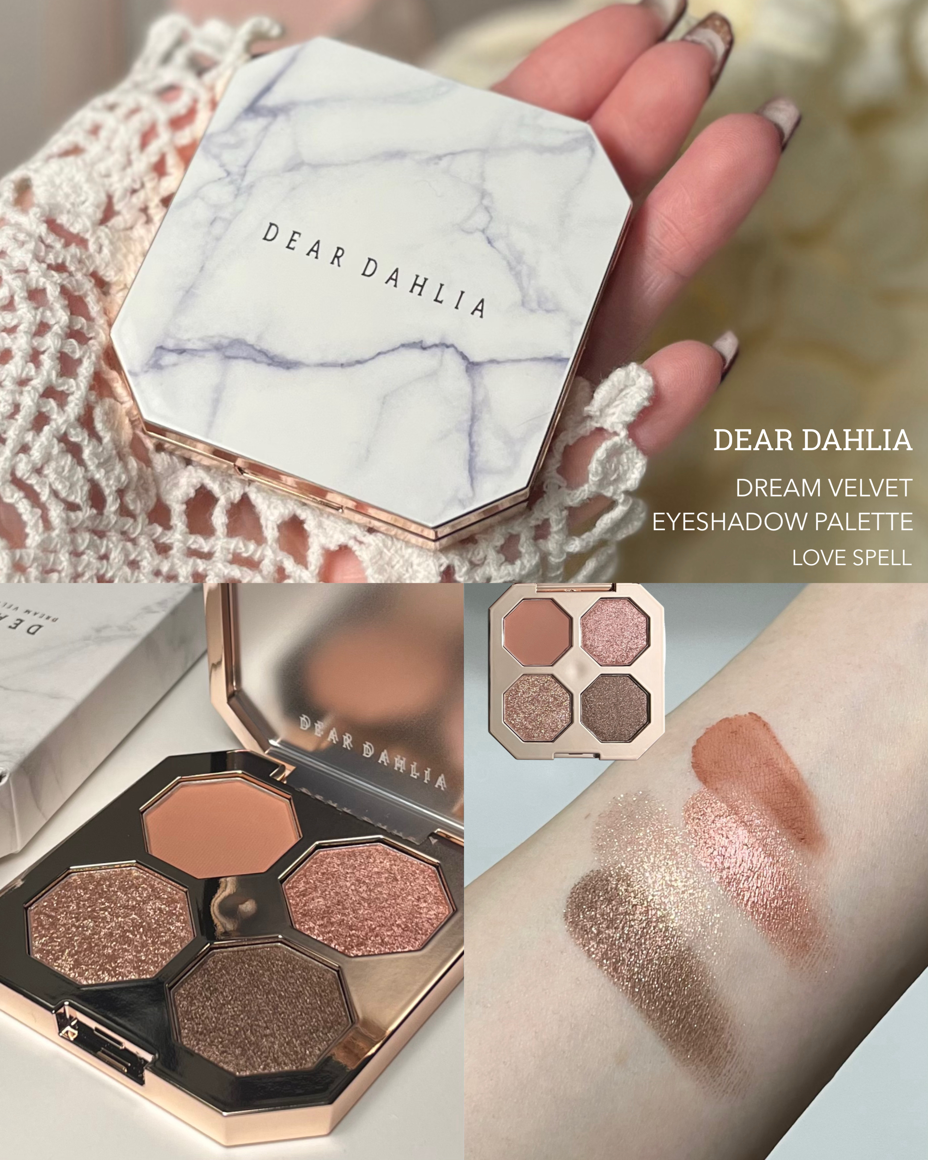 ドリームベルベットアイシャドウパレット/DEAR DAHLIA/アイシャドウパレットを使ったクチコミ（3枚目）