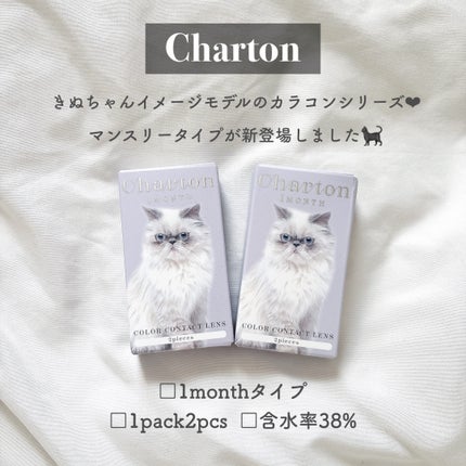 Charton 1MONTH/Charton/1ヶ月(1MONTH)カラコンを使ったクチコミ(2枚目)
