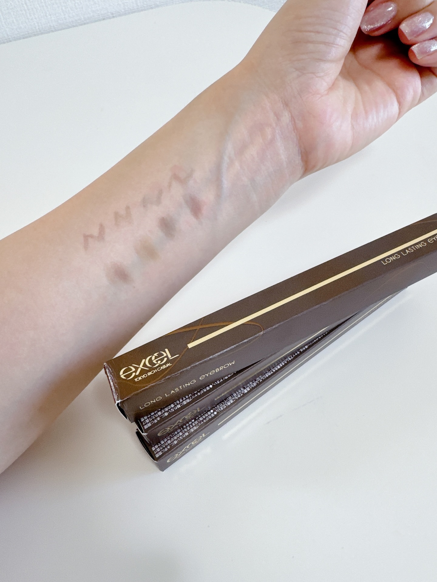 エクセル ロングラスティングアイブロウ N/excel/リキッドアイブロウを使ったクチコミ（2枚目）