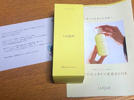 ルクエ コンク/ナリス化粧品/拭き取り化粧水を使ったクチコミ(1枚目)