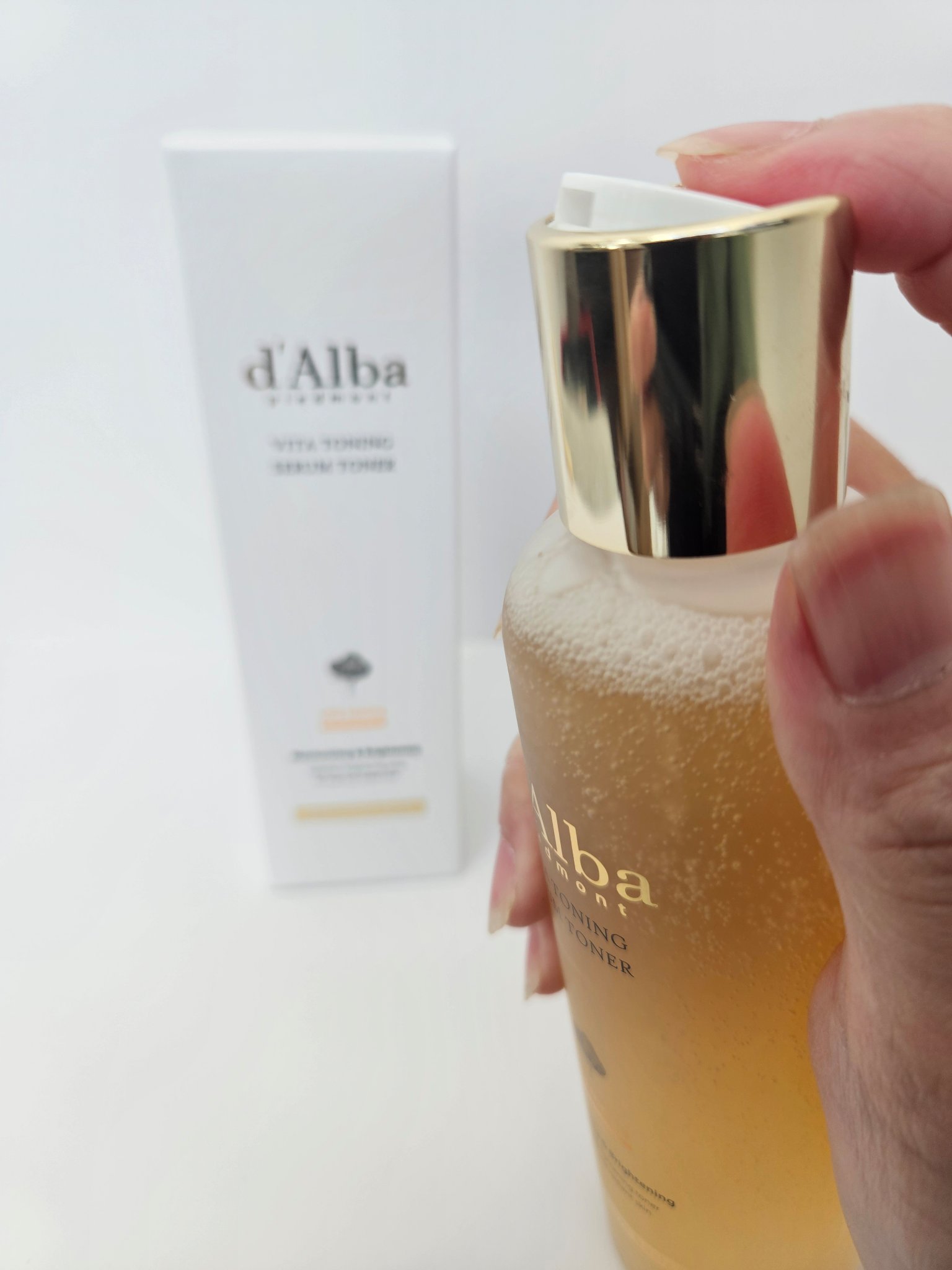 ビタトーニングセラムトナー/ダルバ/化粧水を使ったクチコミ（3枚目）