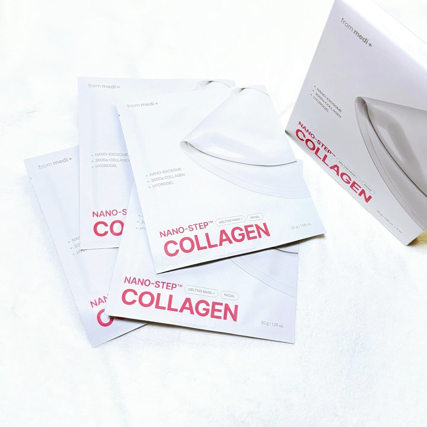 ナノステップ コラーゲン メルティングマスク/from medi+/シートマスク・パックを使ったクチコミ（1枚目）