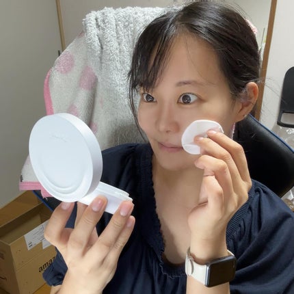 シカマヌ セラム クッションファンデ/parnell/クッションファンデーションを使ったクチコミ(5枚目)