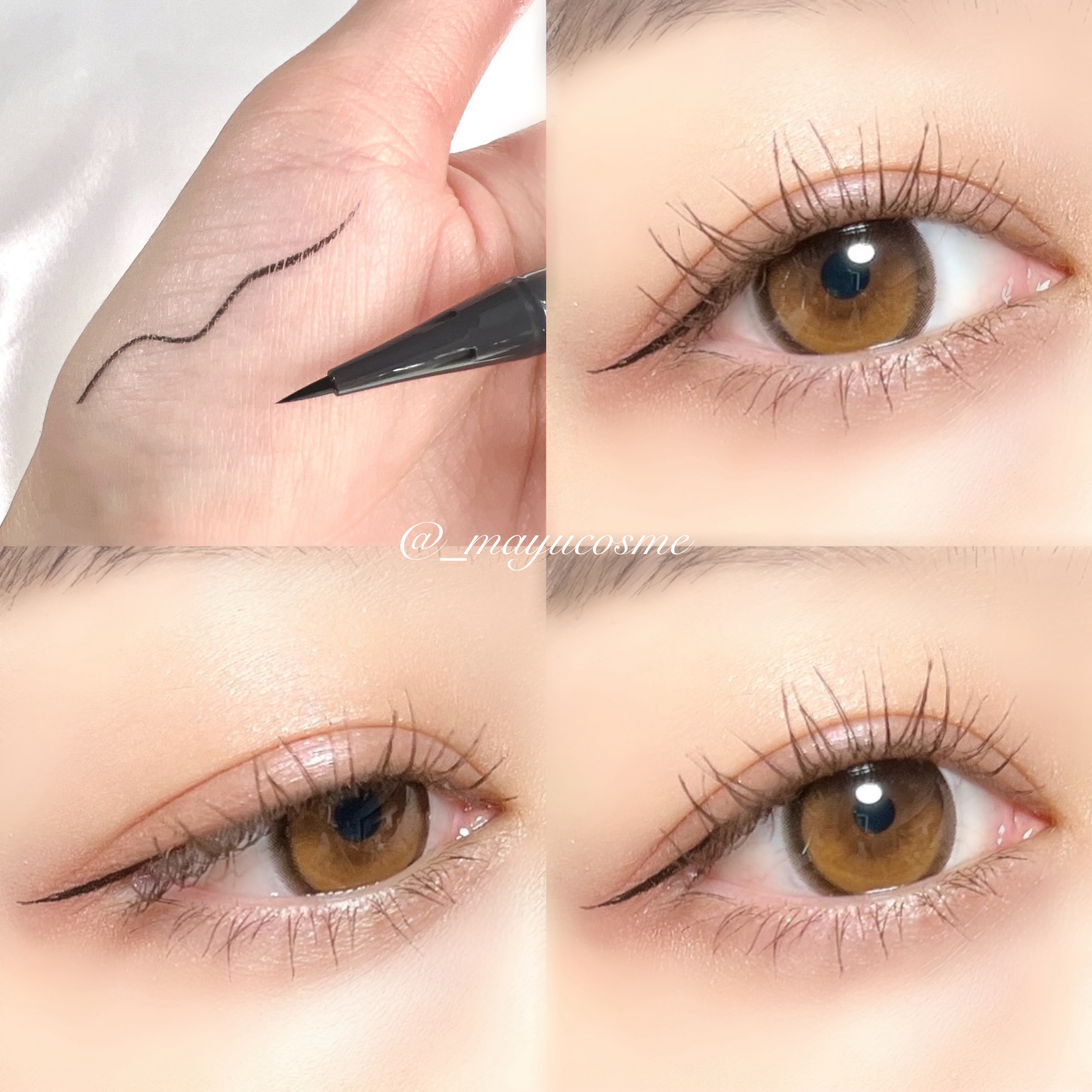 ブレぴたライナー/CEZANNE/アイライナーを使ったクチコミ（2枚目）