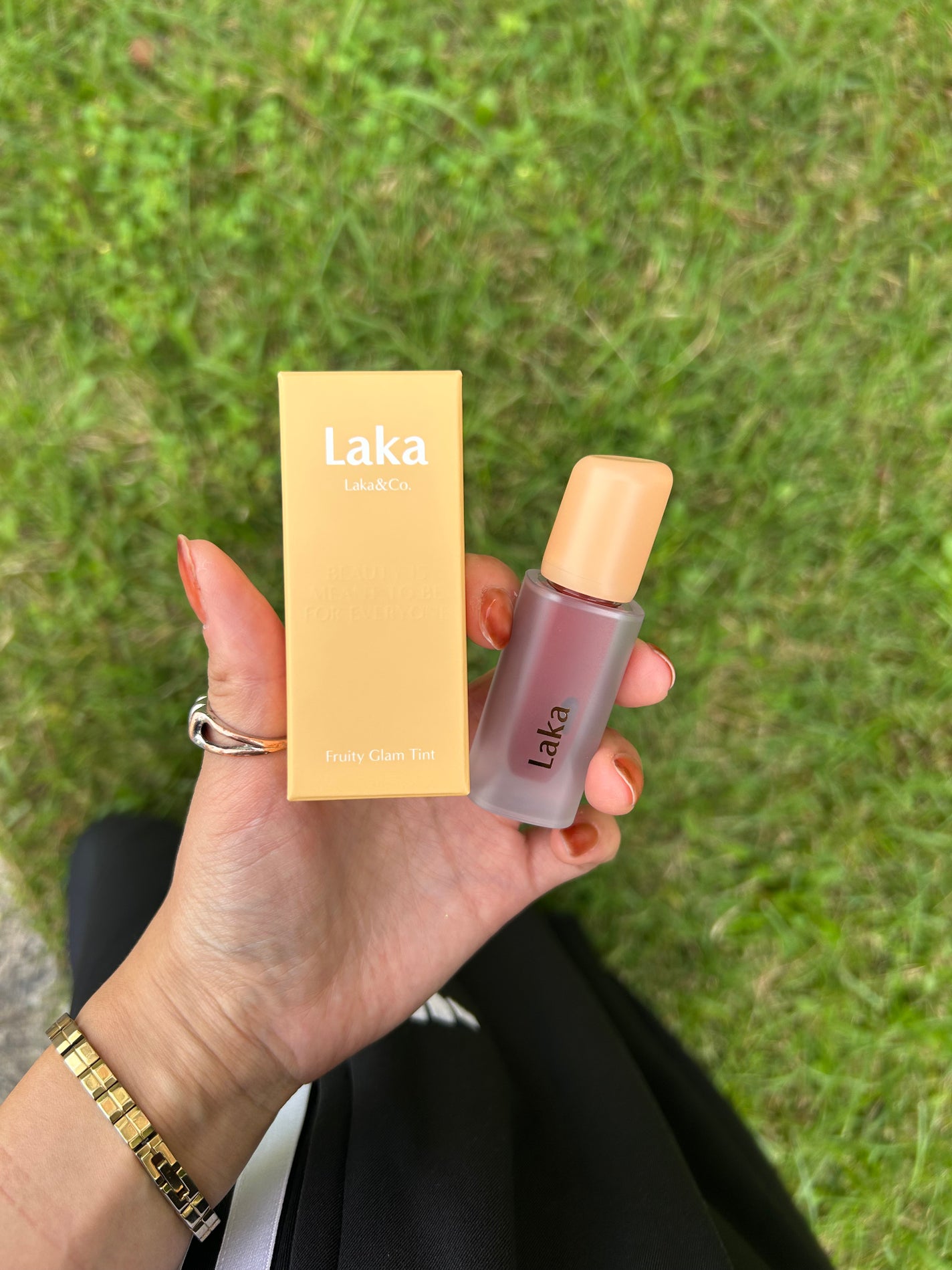 フルーティーグラムティント/Laka/リップティントを使ったクチコミ(5枚目)