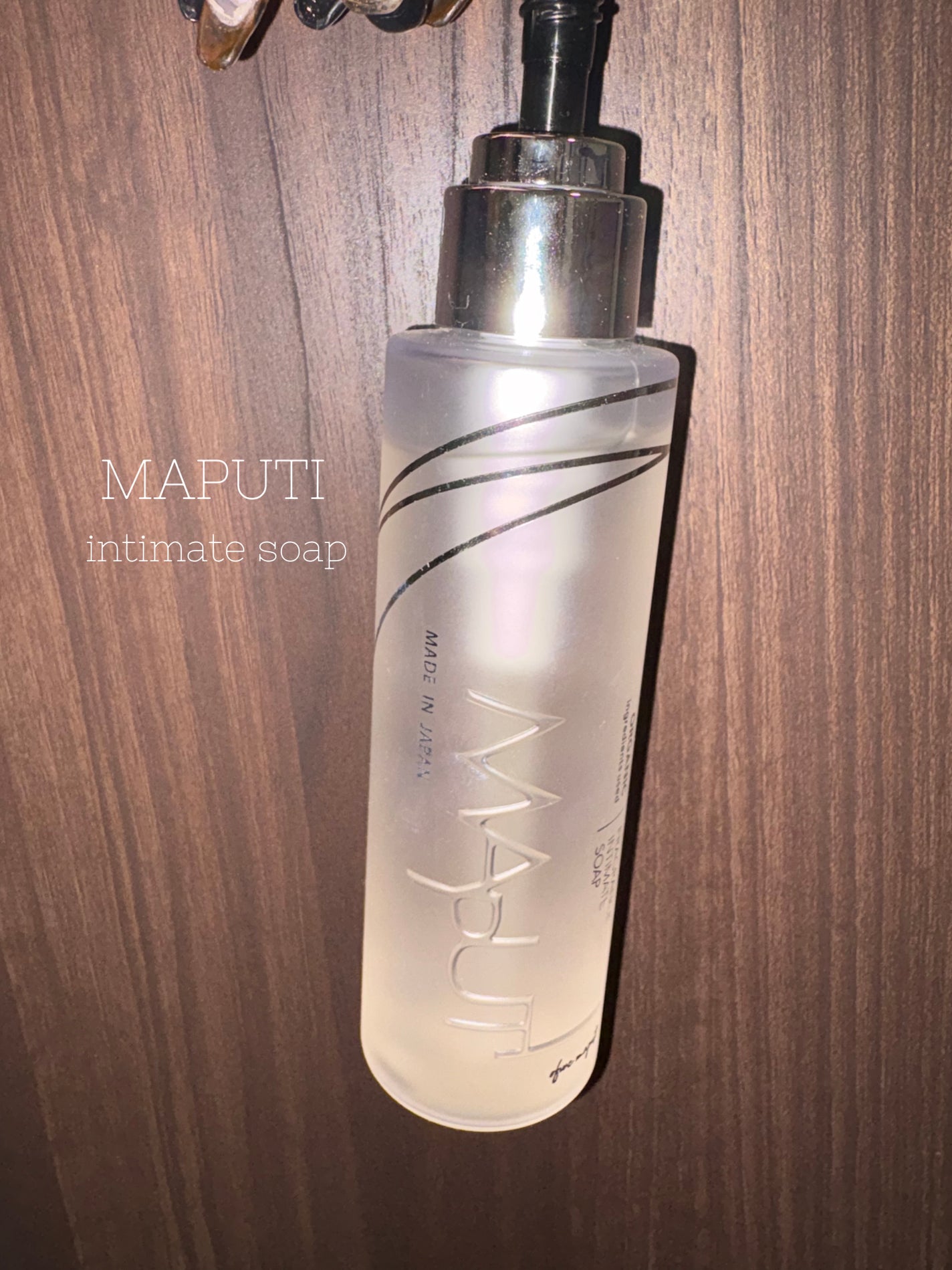 オーガニックフレグランスインティメイトソープ MAPUTI/MAPUTI/デリケートゾーンケアを使ったクチコミ(1枚目)