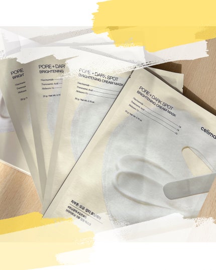 ポアブライトニングシミケアクリームラッピングパック/celimax/シートマスク・パックを使ったクチコミ(4枚目)