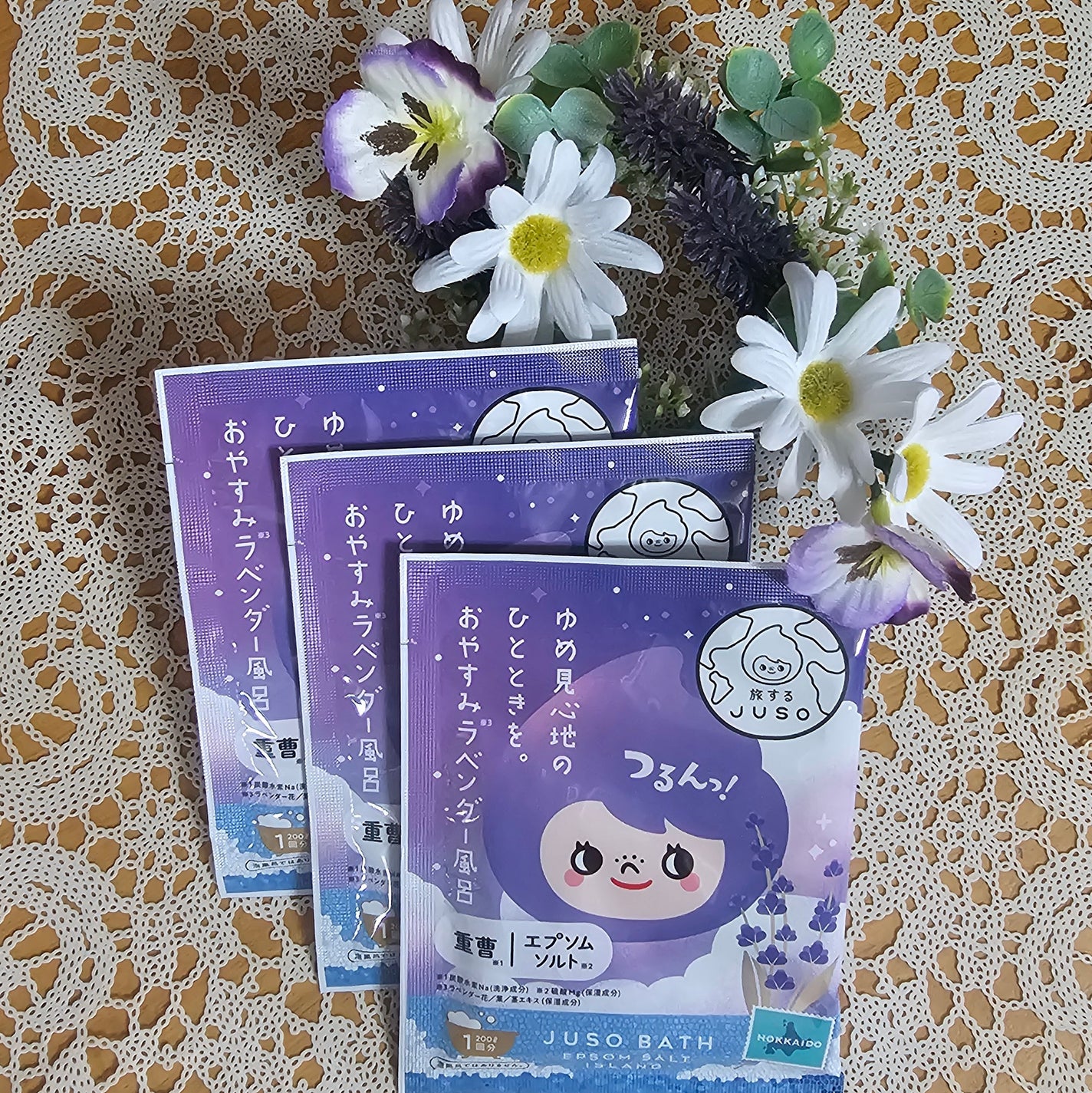 JUSO BATH POWDER/旅するJUSO/炭酸系入浴剤を使ったクチコミ(2枚目)