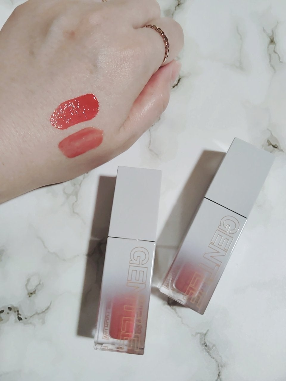 ジェントルキスグロウティント/Tooq/リップティントを使ったクチコミ(2枚目)