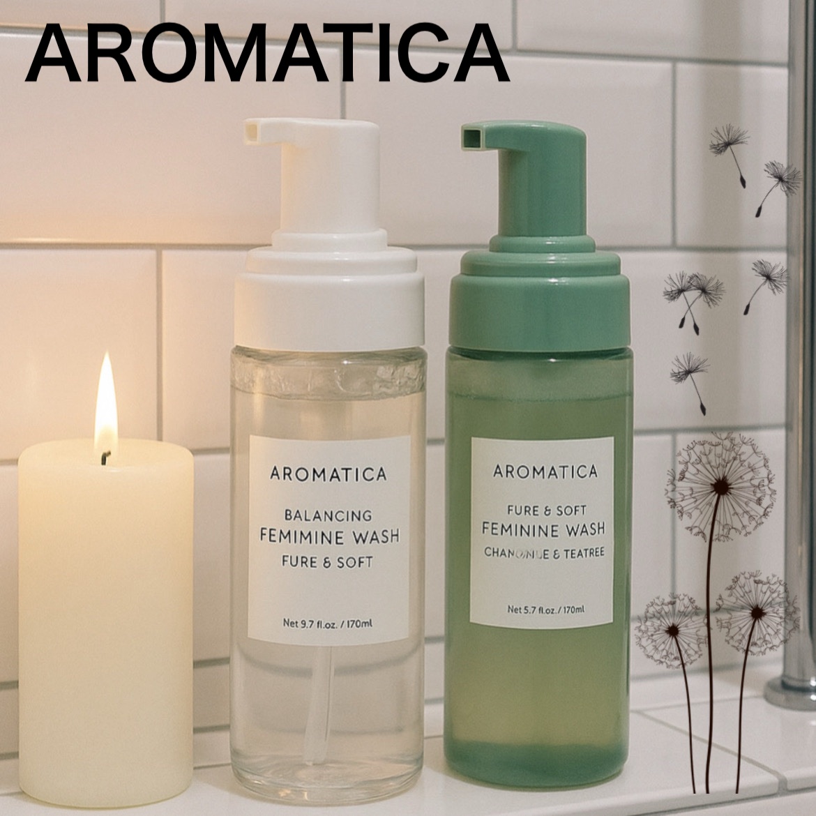 ピュア＆ソフトフェミニンウォッシュ /AROMATICA/デリケートゾーンケアを使ったクチコミ（1枚目）