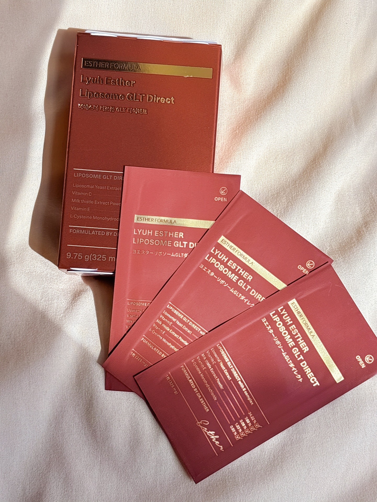 ヨエスターGLTダイレクトウルトラX/ESTHER FORMULA/美容サプリメントを使ったクチコミ（1枚目）