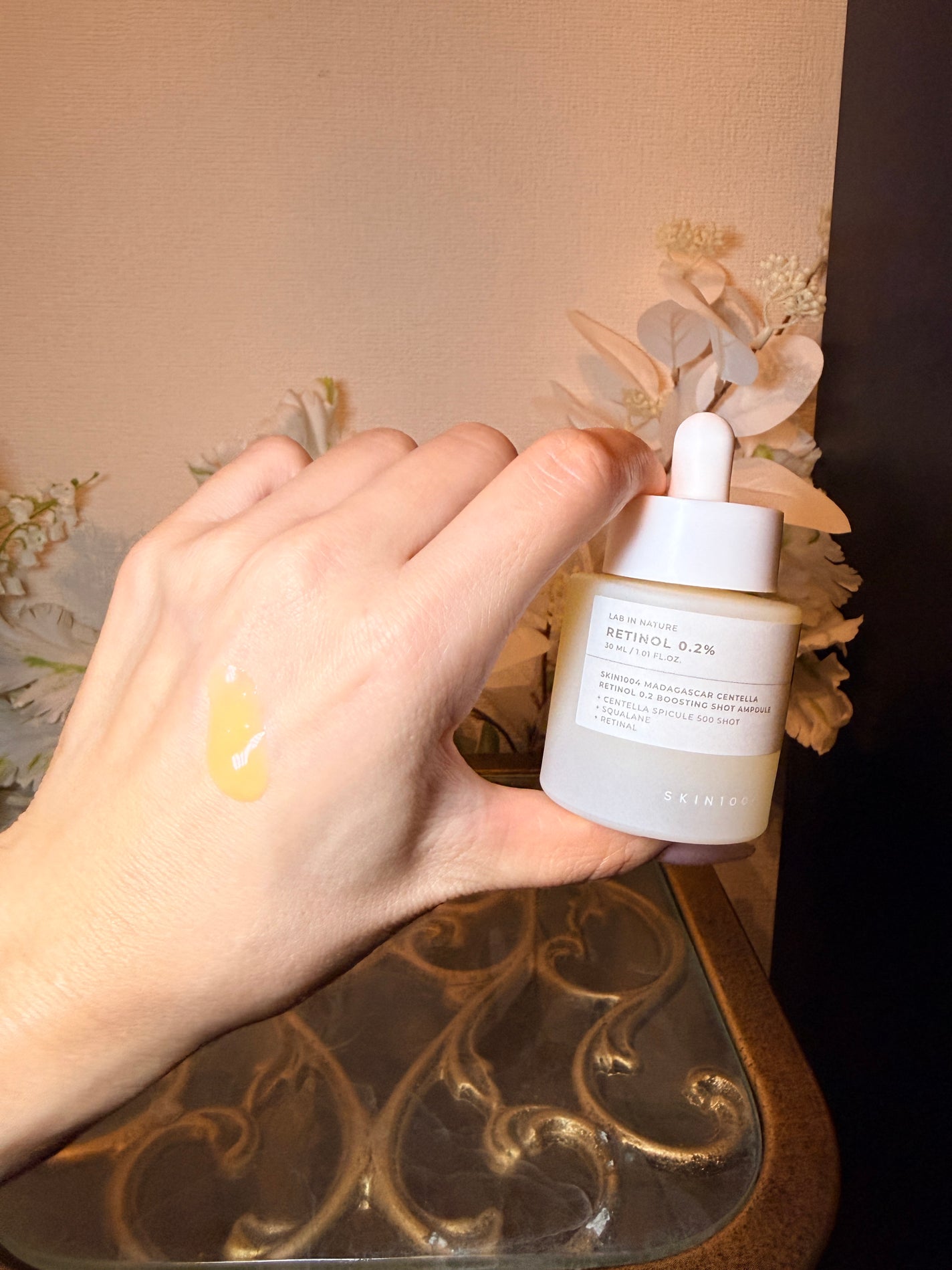 レチノール 0.2 ブースティングショット アンプル/SKIN1004/美容液を使ったクチコミ(4枚目)