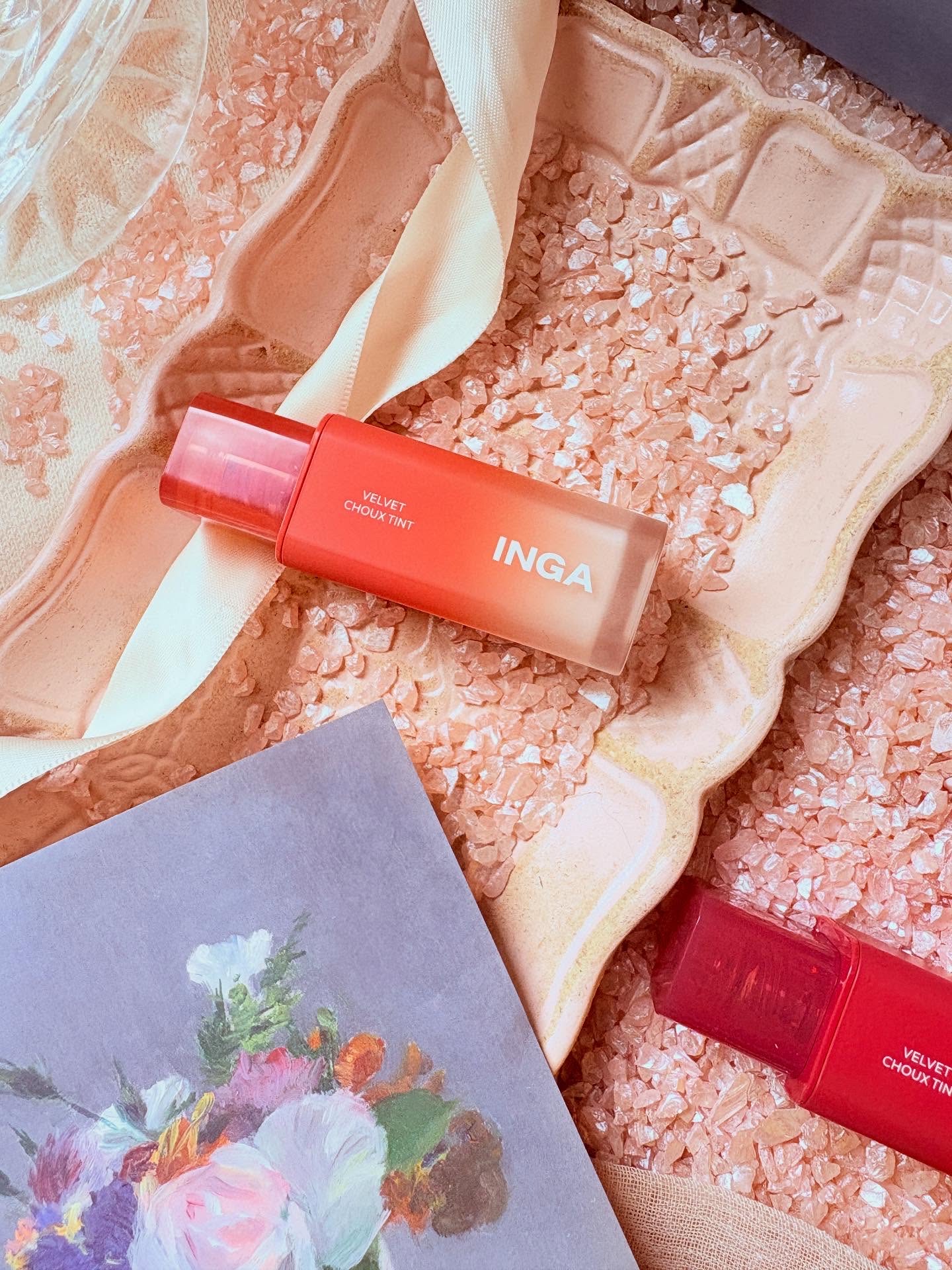 ベルベットシューティント/INGA/リップティントを使ったクチコミ（2枚目）
