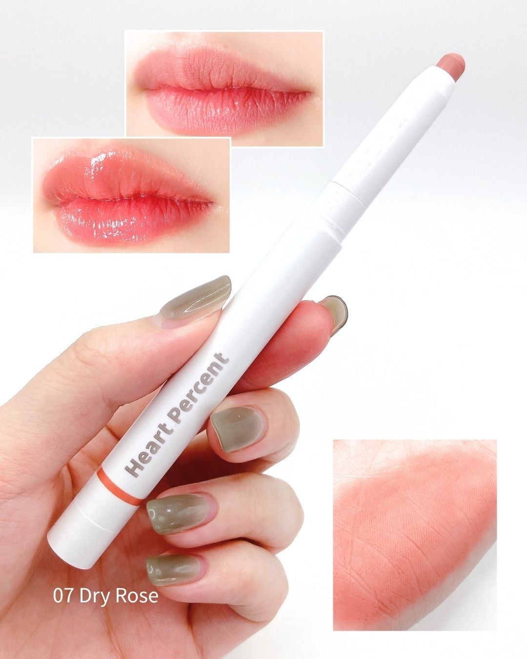 ドットオンムードリップペンシル/Heart Percent/リップライナーを使ったクチコミ(5枚目)