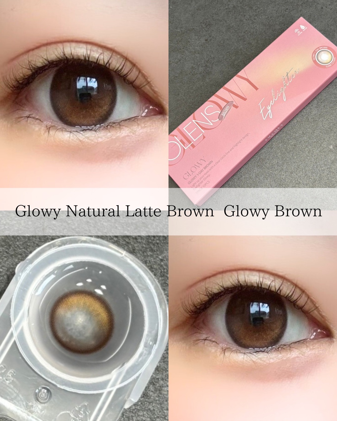 Glowy 1day/OLENS/ワンデー（１DAY）カラコンを使ったクチコミ（2枚目）