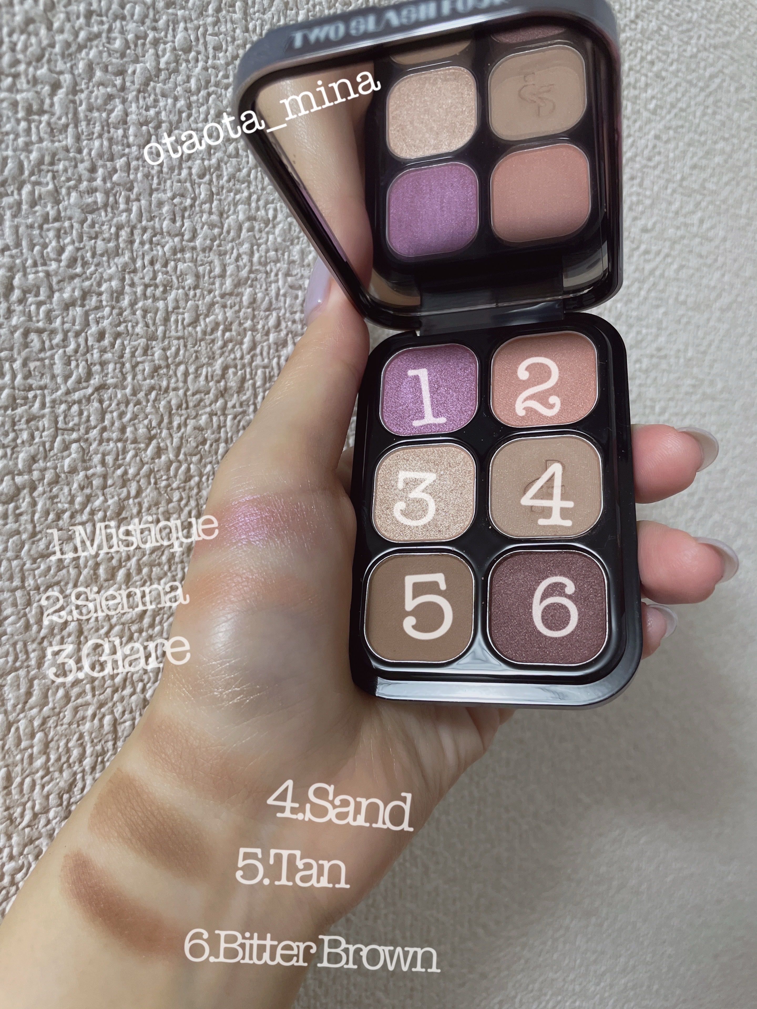 オッドバランスアイパレット/TWO SLASH FOUR/アイシャドウパレットを使ったクチコミ（3枚目）