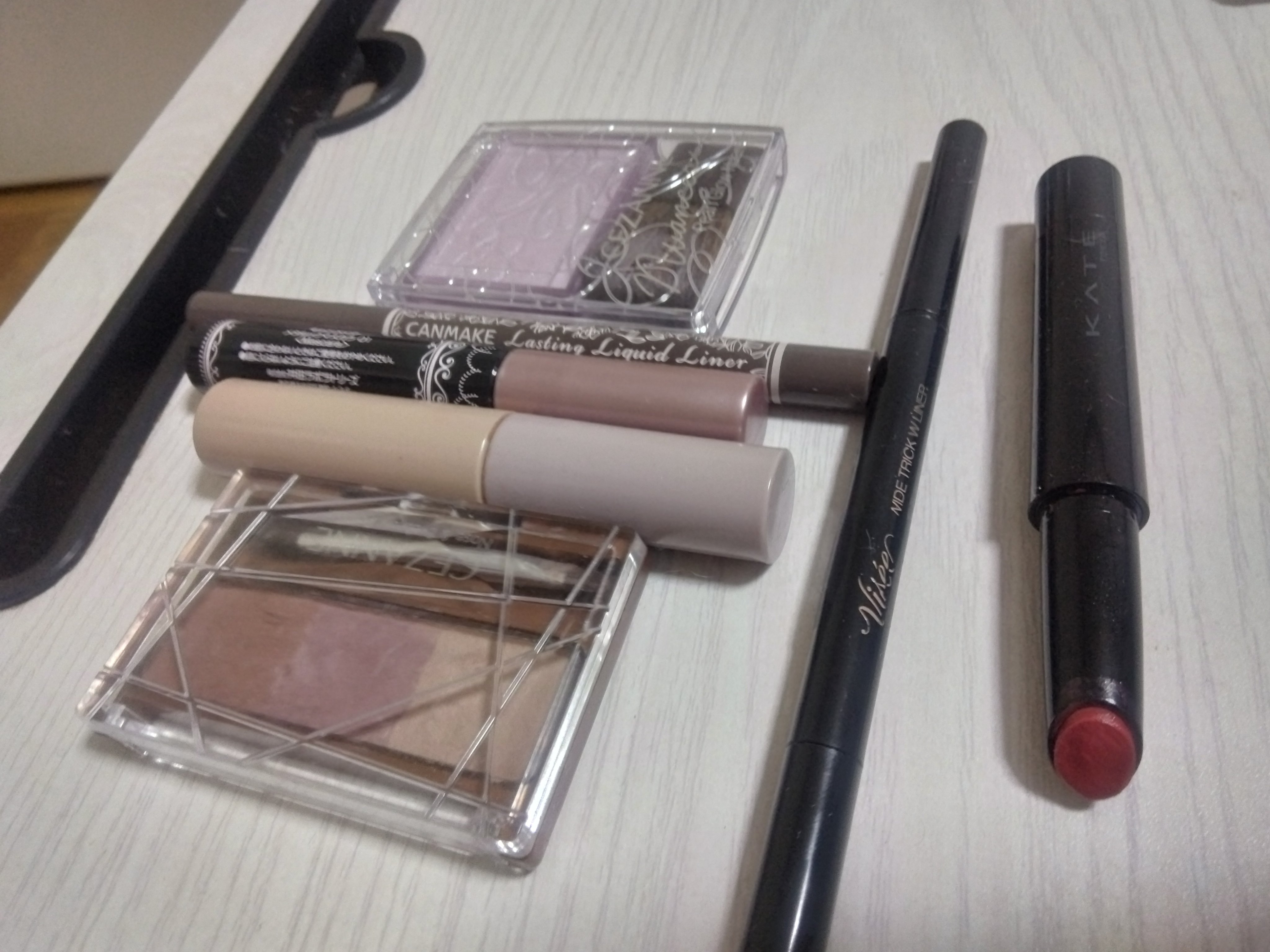 ラスティングリキッドライナー 10 セピアグレージュ/キャンメイク/リキッドアイライナーを使ったクチコミ（1枚目）