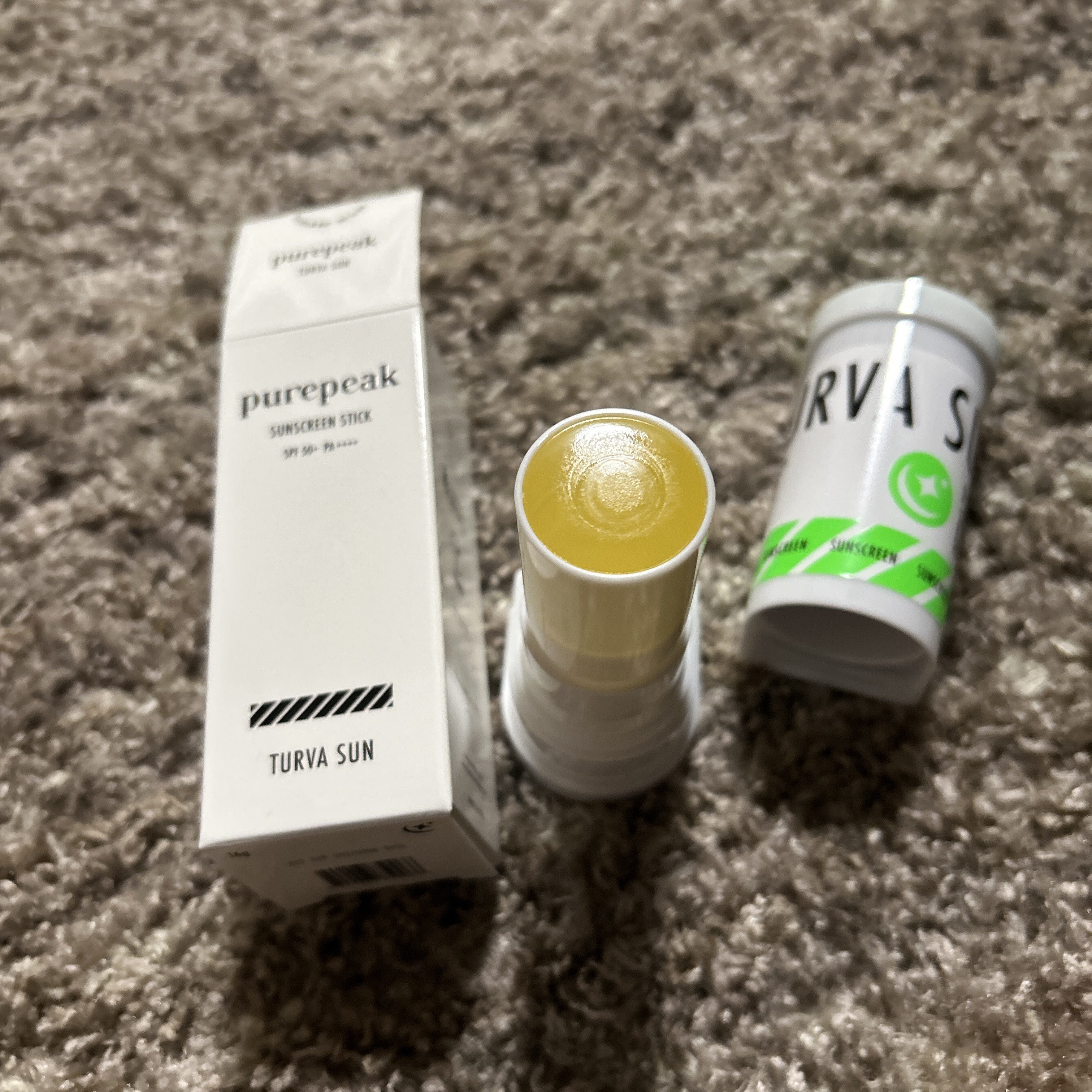 TURVA SUN/purepeak/日焼け止めスティックを使ったクチコミ（1枚目）