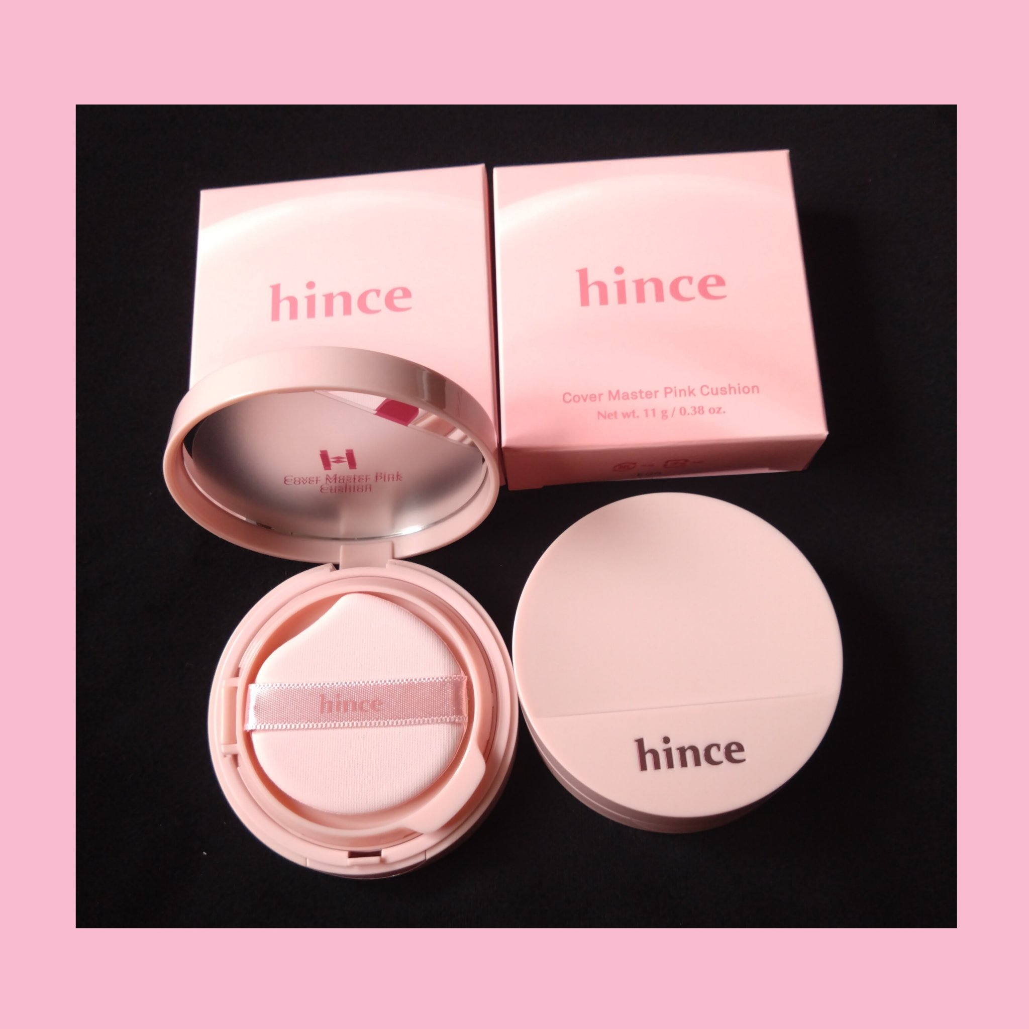 カバーマスターピンククッション/hince/クッションファンデーションを使ったクチコミ（1枚目）