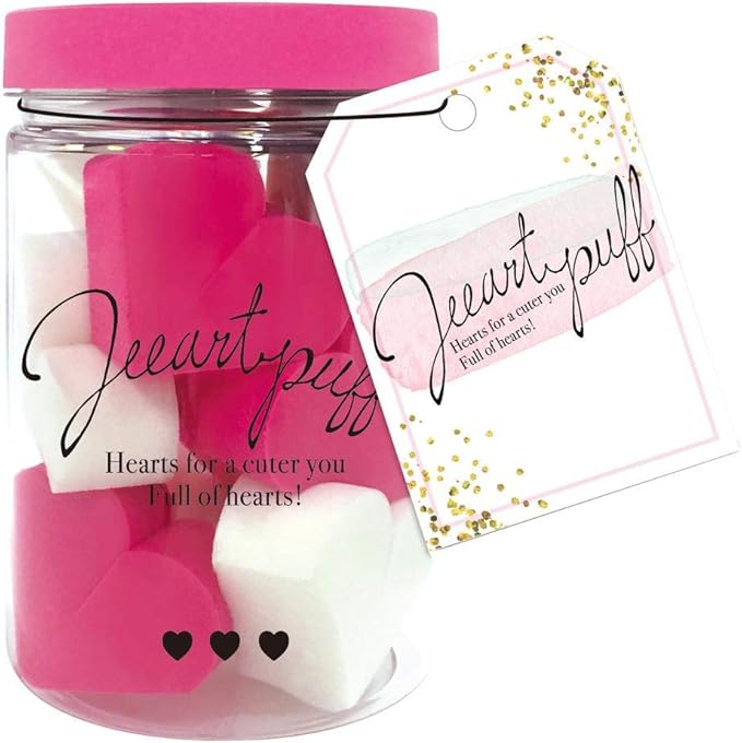 ハートパフ ケース入り10P 