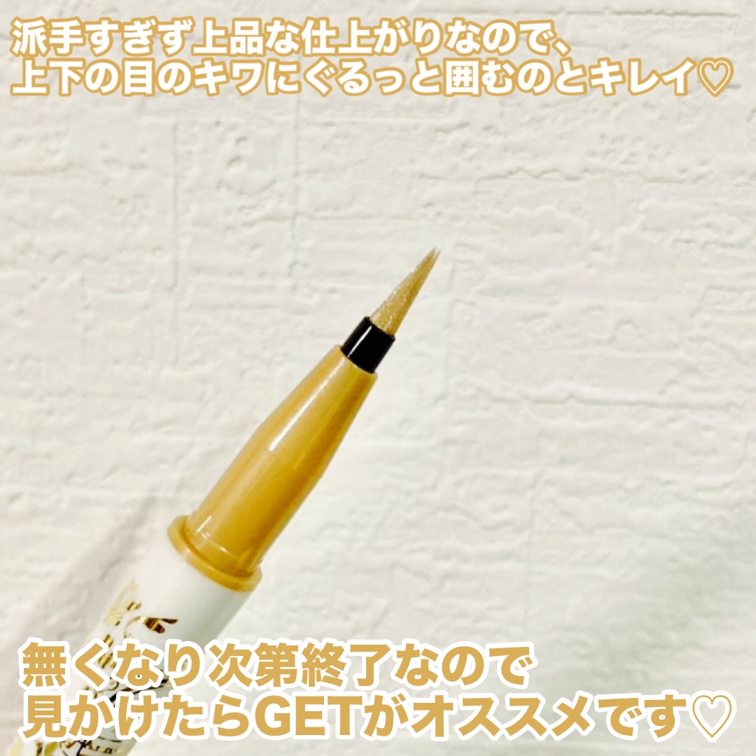 プライムリキッドアイライナー リッチジュエル/ヒロインメイク/リキッドアイライナーを使ったクチコミ（3枚目）