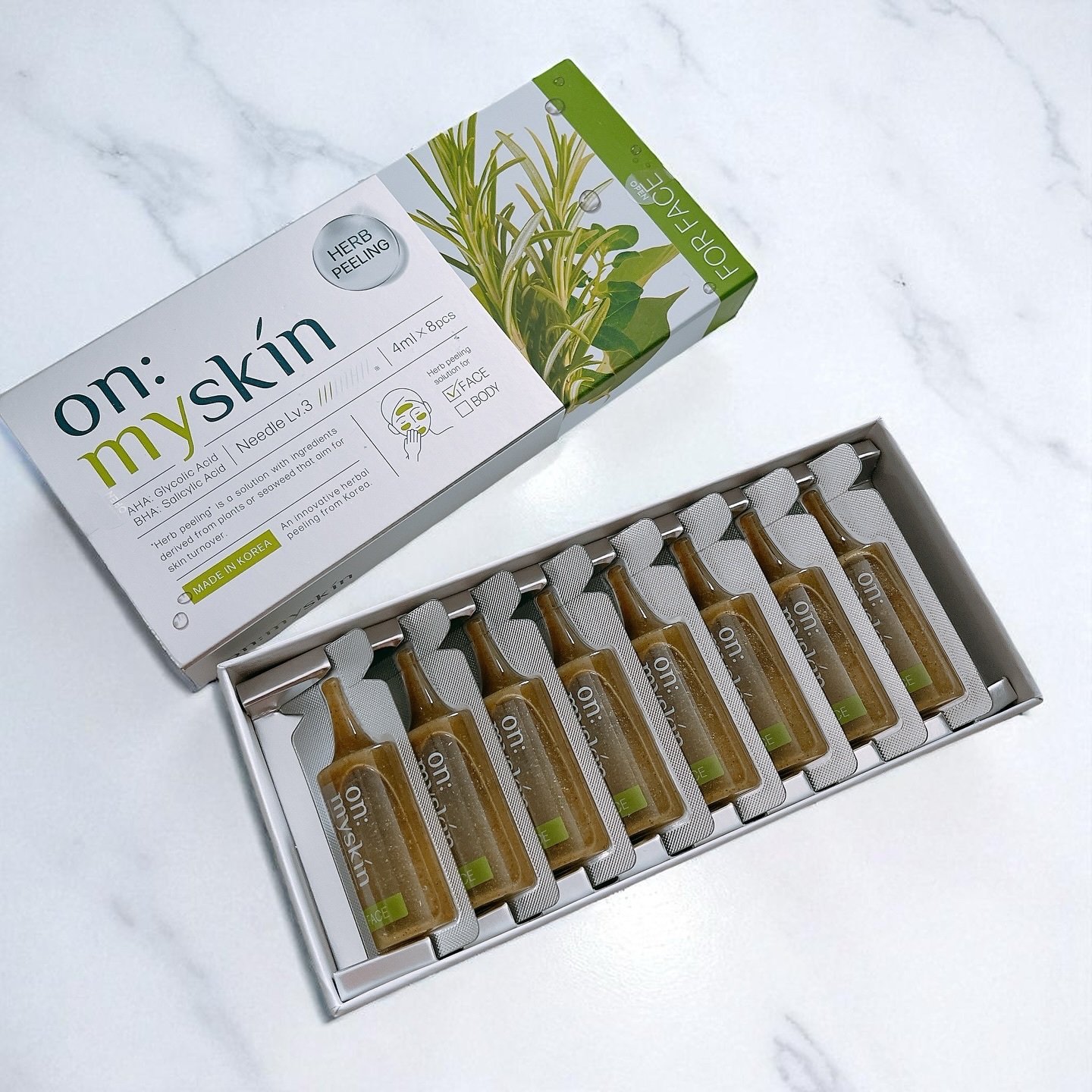 ハーブピーリング/on:myskin/ピーリングを使ったクチコミ（2枚目）