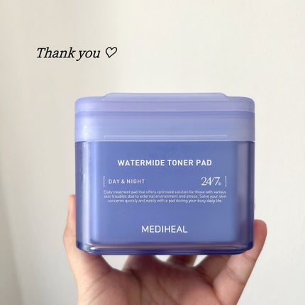 MEDIHEAL ウォーターマイド トナーパッドのクチコミ「\ 使い切りレビュー💜💜 /
メディヒールのトナパ使い切り!これね、好きだった🤭💙 朝の.....」(1枚目)