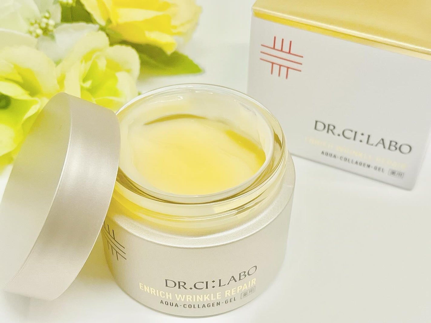 薬用アクアコラーゲンゲル エンリッチリンクルリペア/ドクターシーラボⓇ/フェイスクリームを使ったクチコミ(2枚目)