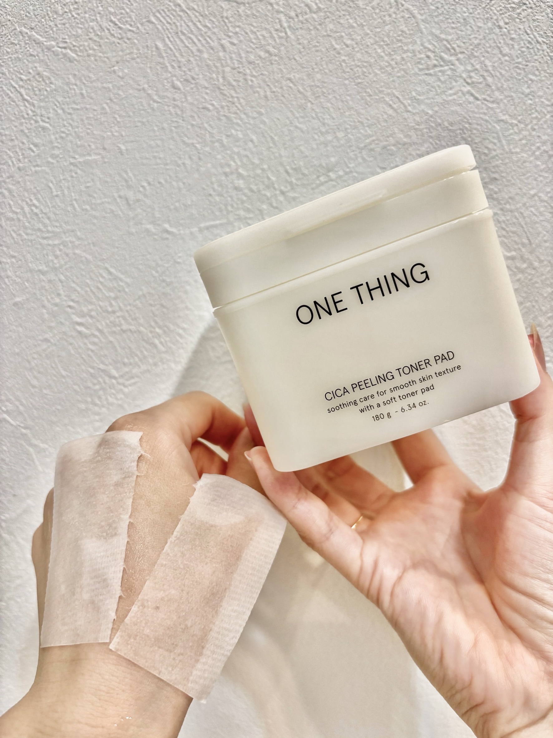 ONE THING シカピーリングトナーパッドのクチコミ「💚 ONE THING シカピーリングトナーパッド
＼敏感肌さんにもおすすめの角質ケア♡／

.....」（3枚目）