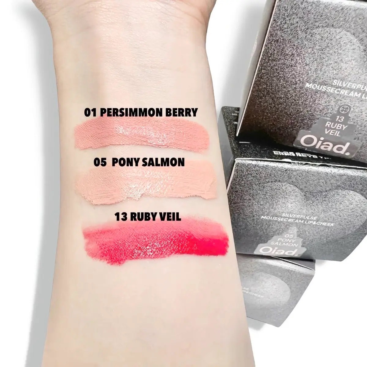 シルバーパース ムースクリーム リップ＆チーク/oiad/ジェル・クリームチークを使ったクチコミ（2枚目）