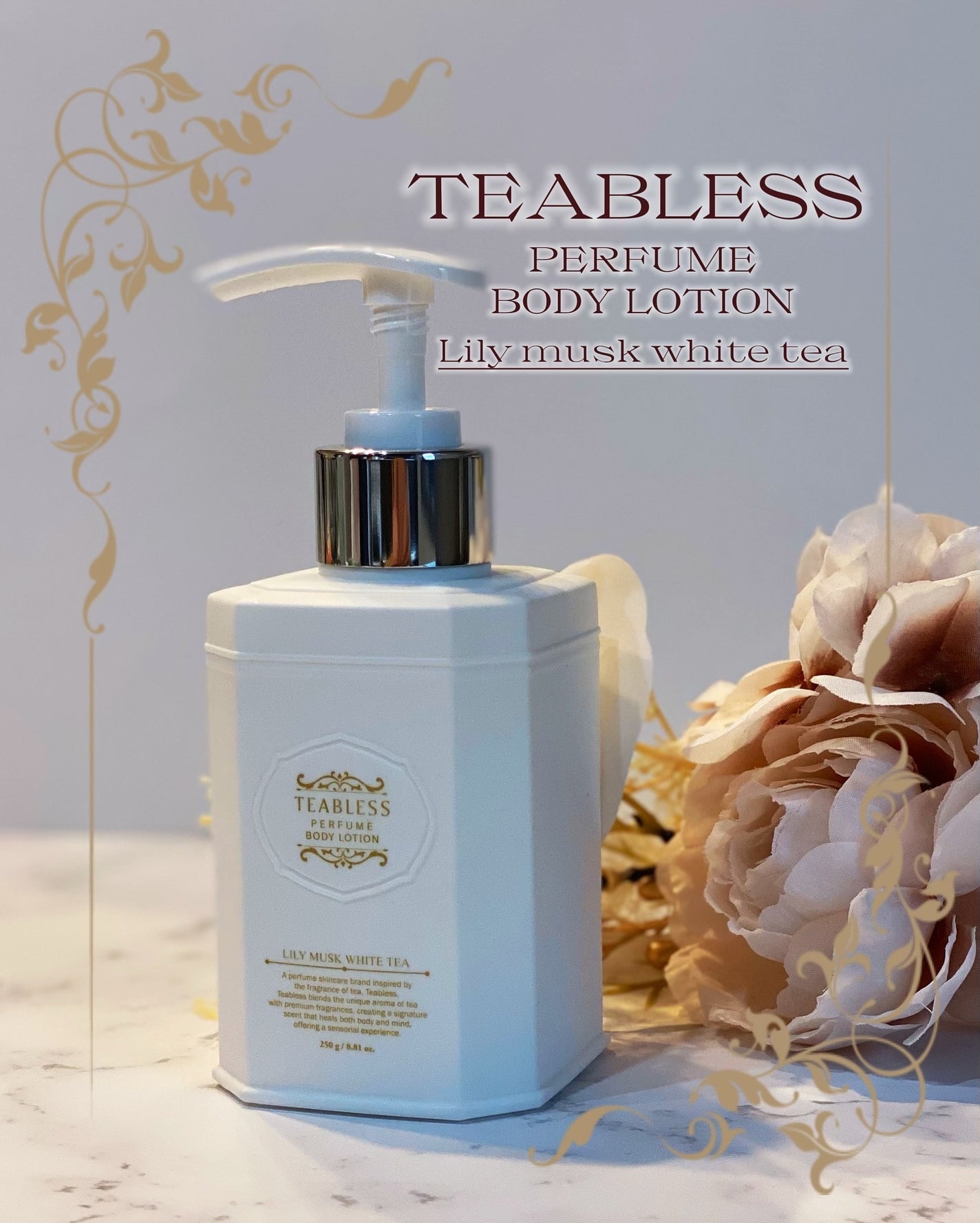 パフュームボディローション リリィムスクホワイトティー/TEABLESS/ボディローションを使ったクチコミ(1枚目)