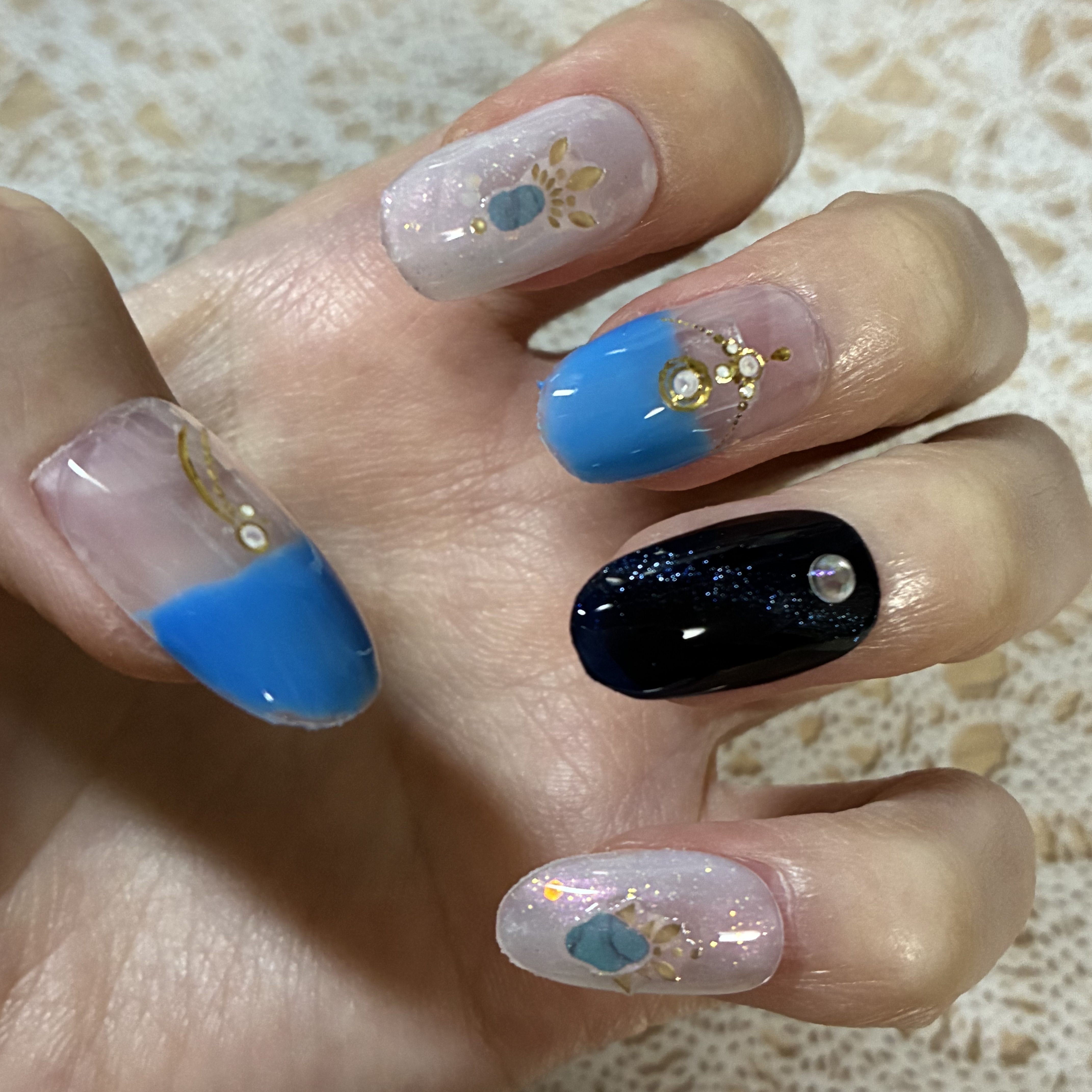 ジェルネイル（ライト対応）/セリア/ジェルネイルを使ったクチコミ（2枚目）