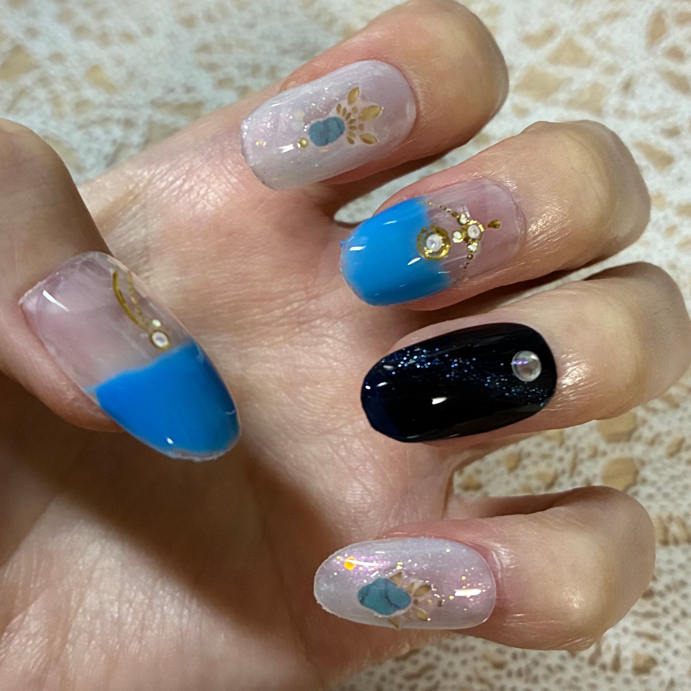 ジェルネイル(ライト対応)/セリア/ジェルネイルを使ったクチコミ(2枚目)