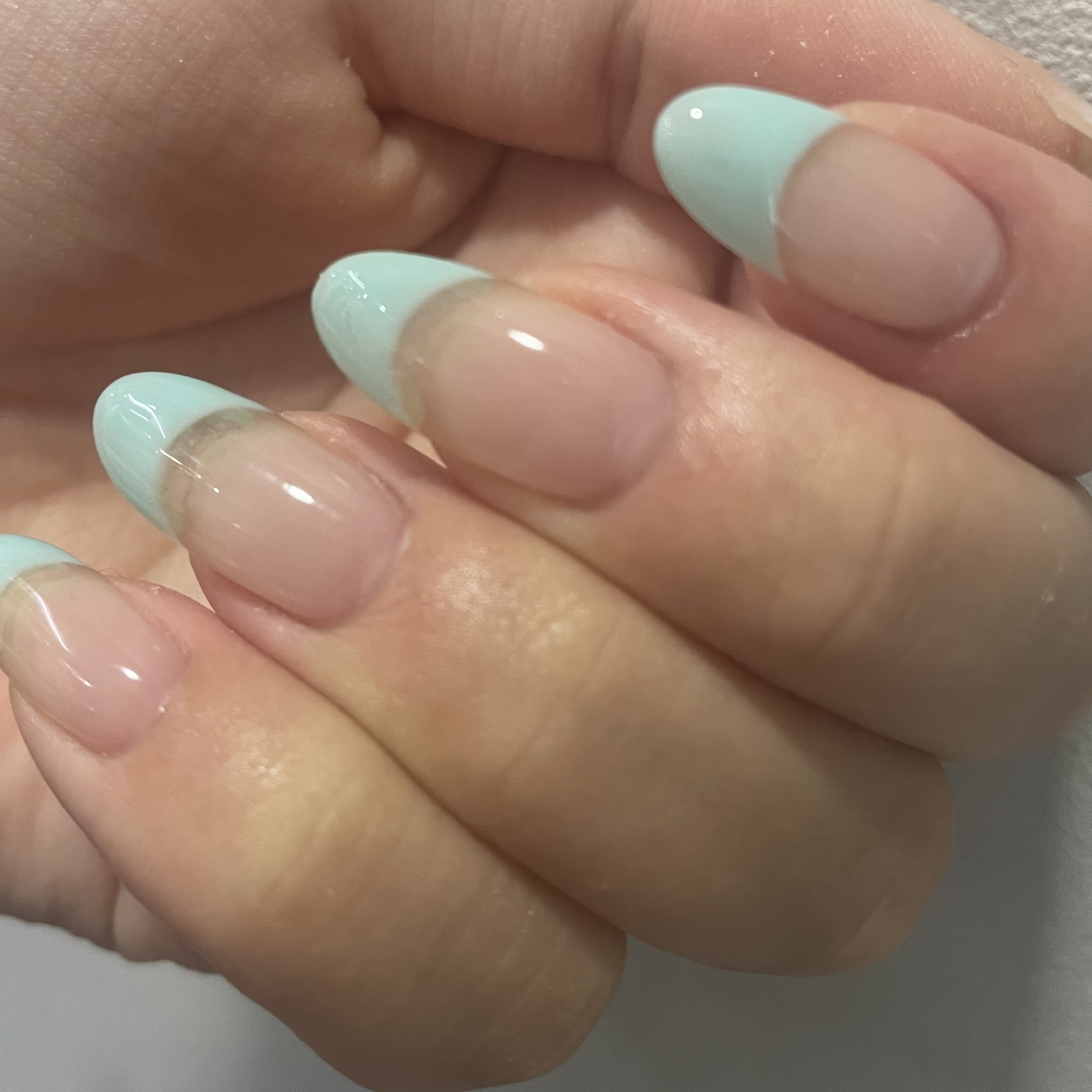 プリジェル カラーEX フレンチホワイト/プリジェル/ジェルネイルを使ったクチコミ（1枚目）