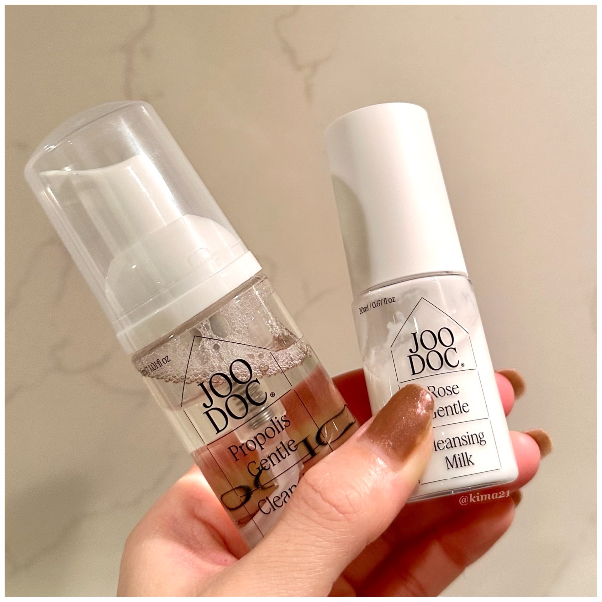 クレンジングフォーム＆クレンジングミルク トラベルキット/JOODOC/スキンケアキットを使ったクチコミ（3枚目）