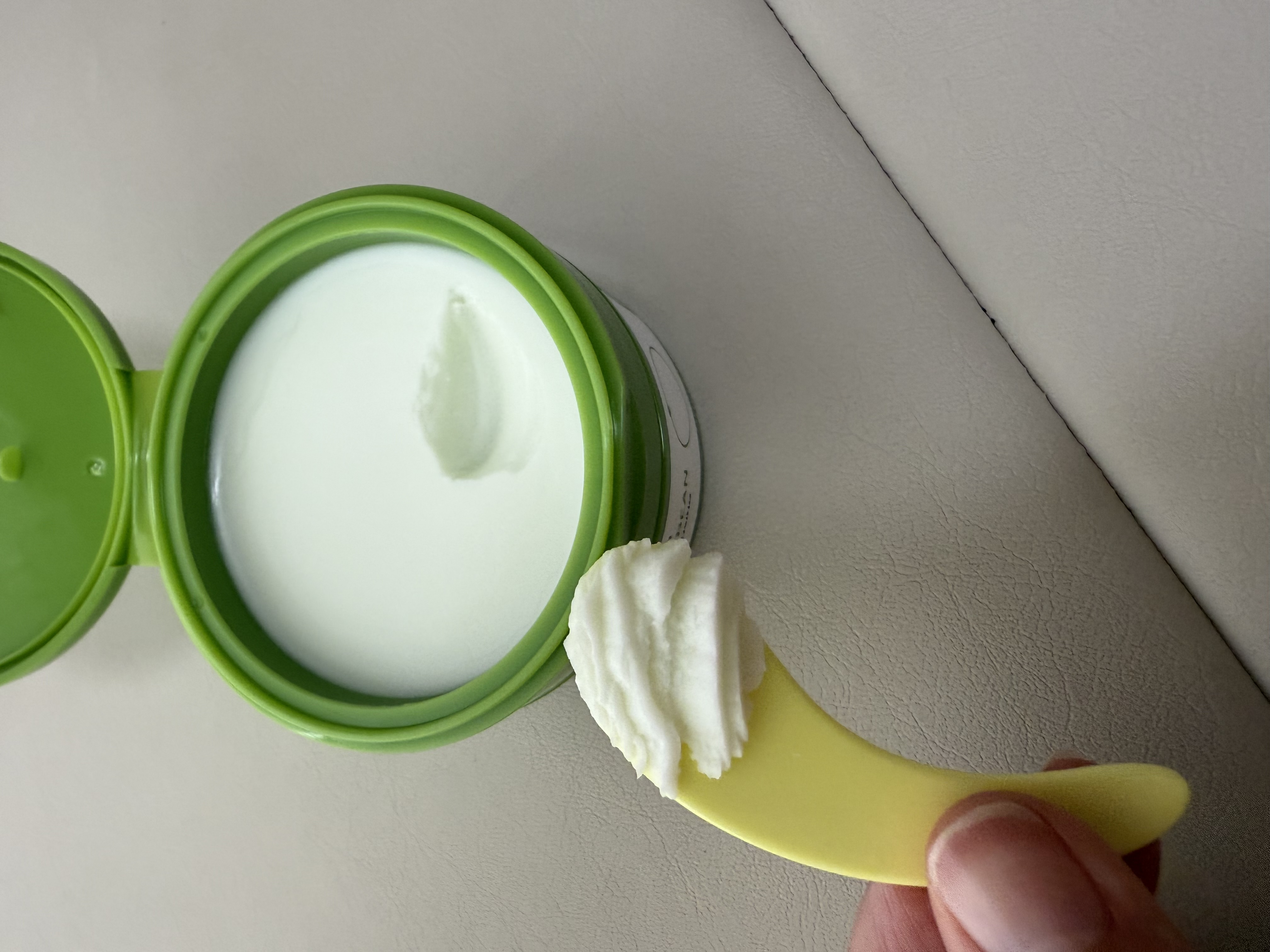 緑豆毛穴クレンジングミルクバーム/beplain/クレンジングバームを使ったクチコミ（1枚目）