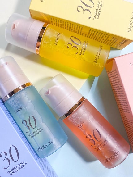 30秒クイックバブルマスク95ml リフト/MENOKIN/シートマスク・パックを使ったクチコミ(4枚目)