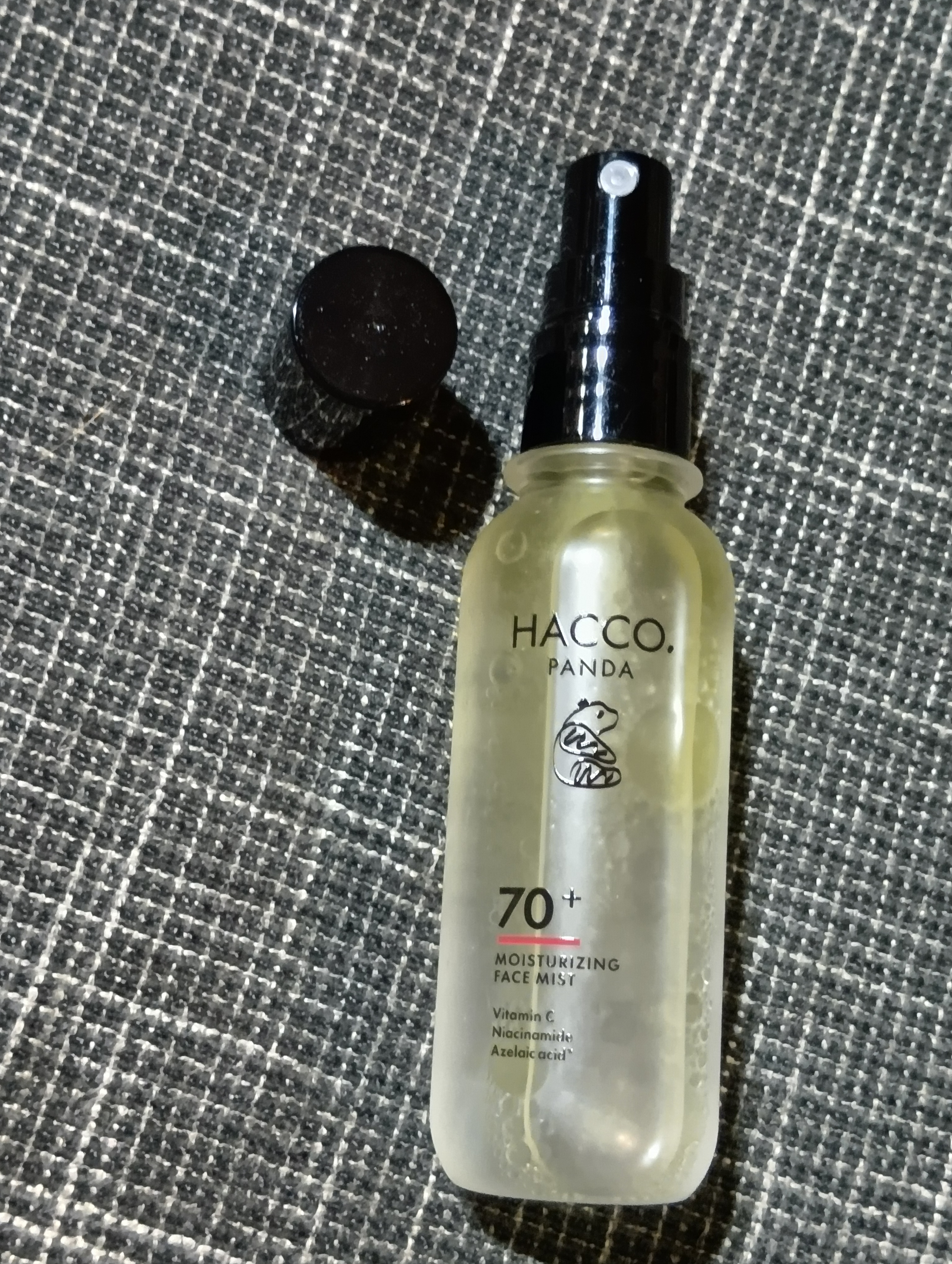 ハッコウパンダ メイクの上から発酵保湿ミスト/HACCO.PANDA/ミスト状化粧水を使ったクチコミ（3枚目）