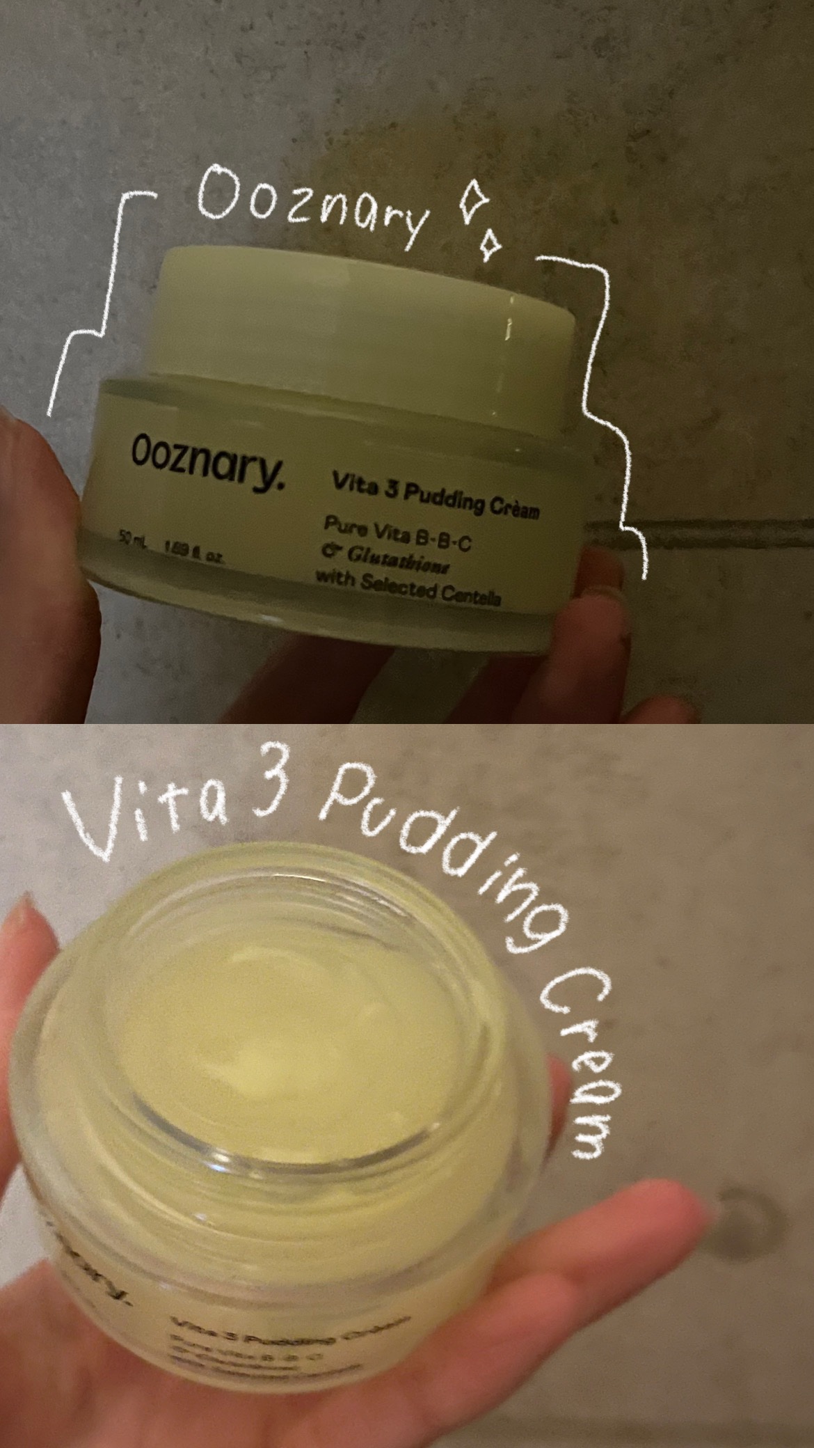 ビタ３プリンクリーム/オーズナリー/フェイスクリームを使ったクチコミ（1枚目）