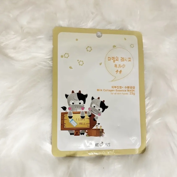 ミルクコラーゲンエッセンスマスク/THE CURE(ザキュア)/シートマスク・パックを使ったクチコミ（1枚目）