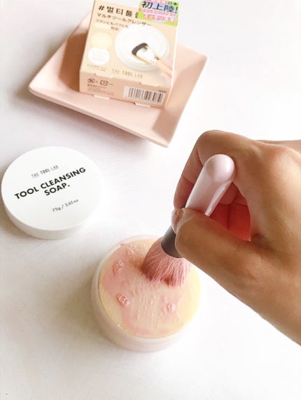 THE TOOL LAB ブラシ&パフクレンザー/THE TOOL LAB/その他化粧小物を使ったクチコミ(4枚目)